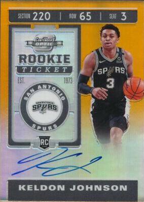 Keldon Johnson [Autograph Orange] #107