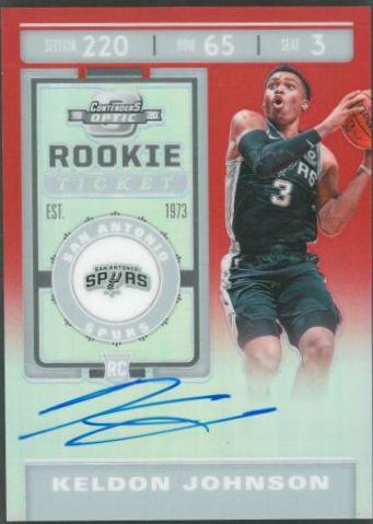 Keldon Johnson [Autograph Red] #107
