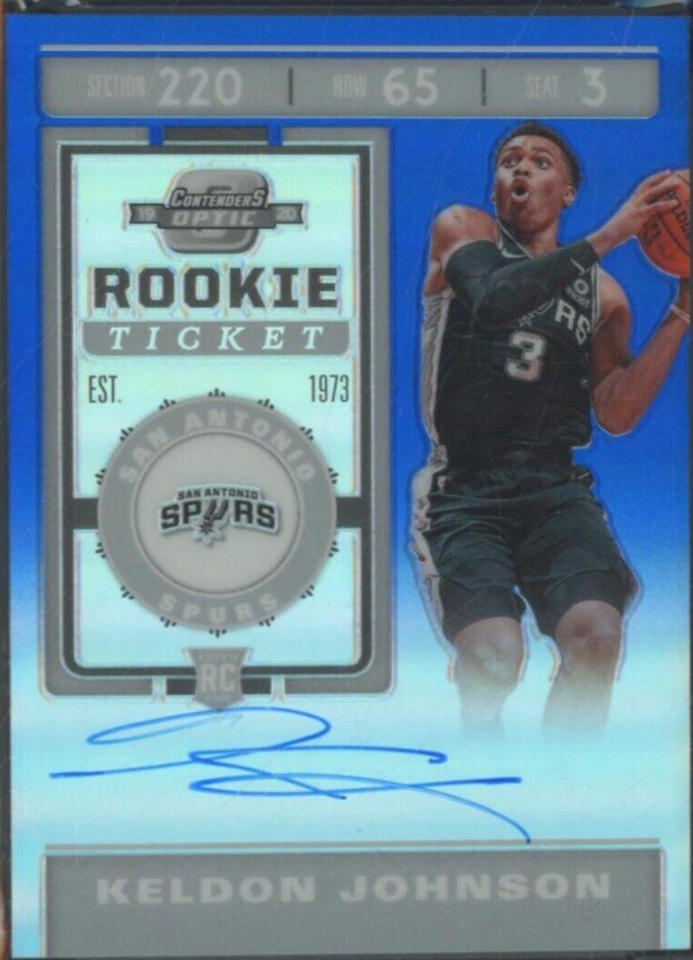 Keldon Johnson [SP Autograph Blue] #107