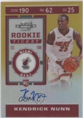 Kendrick Nunn [Autograph Gold] #117