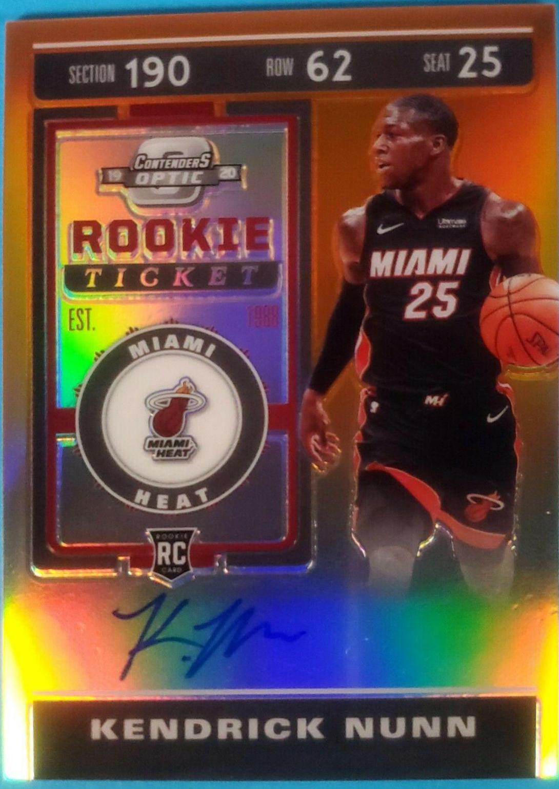 Kendrick Nunn [Autograph Orange] #117