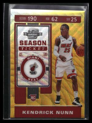 Kendrick Nunn [Variation Gold Wave] #117