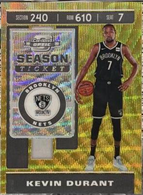 Kevin Durant [Gold Wave] #72