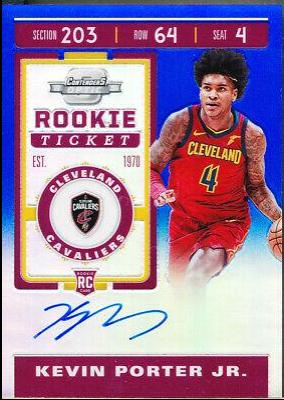 Kevin Porter Jr. [Autograph Blue] #127