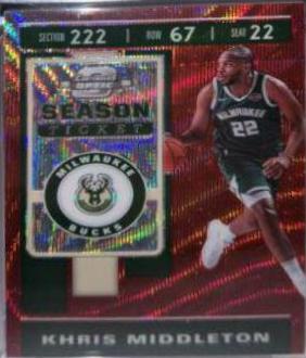 Khris Middleton [Red Wave] #20