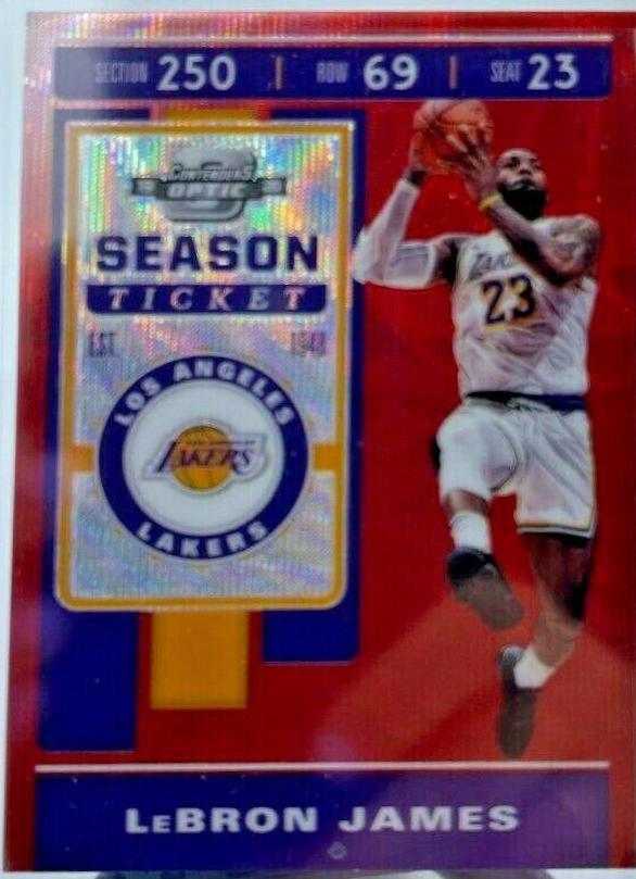 LeBron James [Red Wave] #88
