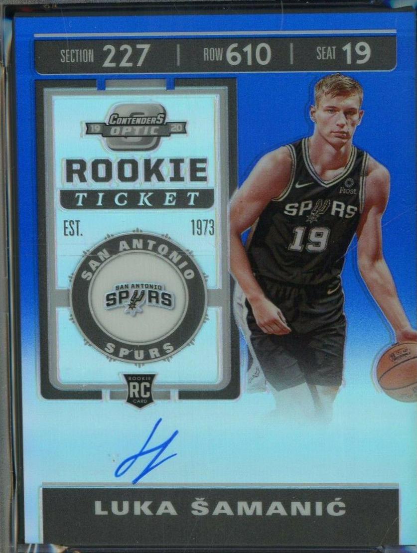Luka Samanic [Autograph Blue] #119