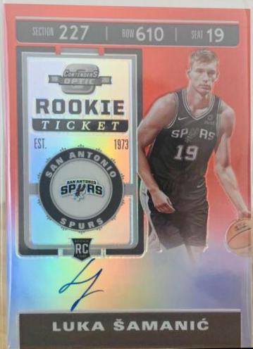 Luka Samanic [Autograph Red] #119
