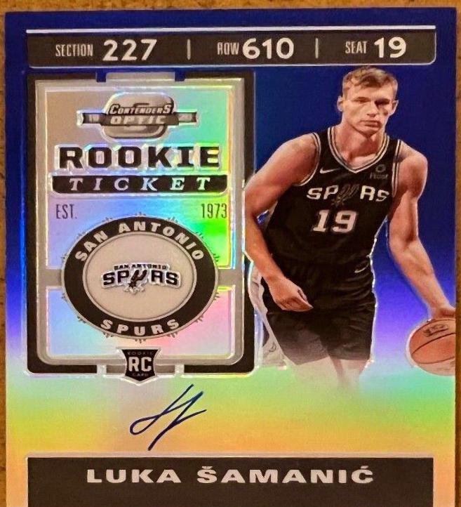Luka Samanic [SP Autograph Blue] #119