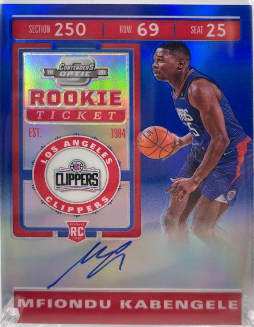 Mfiondu Kabengele [Autograph Blue] #139