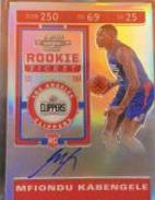 Mfiondu Kabengele [Autograph] #139