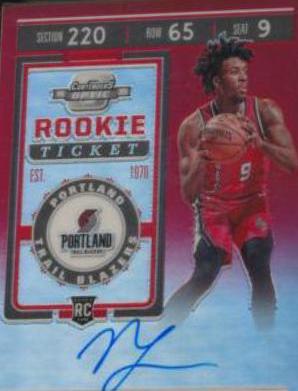 Nassir Little [SP Autograph Red] #101