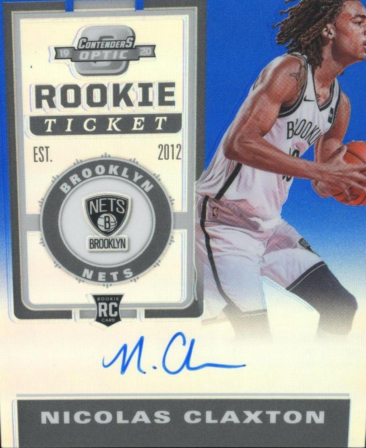 Nicolas Claxton [Autograph Blue] #121