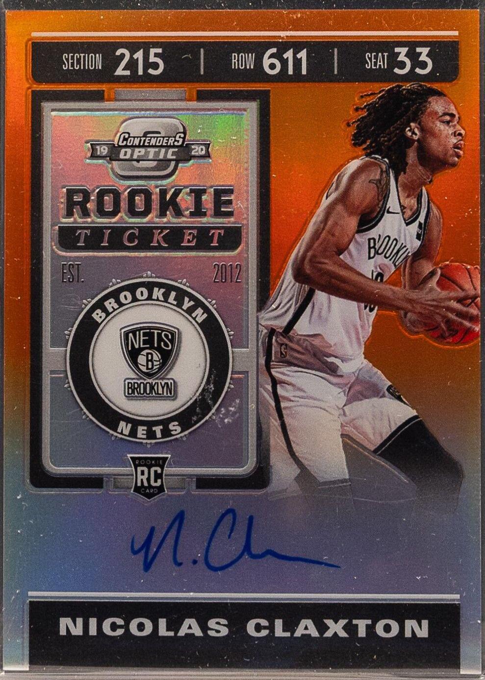 Nicolas Claxton [SP Autograph Orange] #121