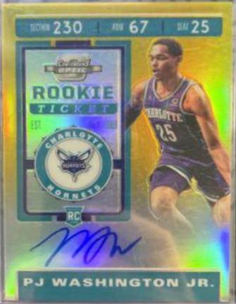 PJ Washington Jr. [Autograph Gold] #103