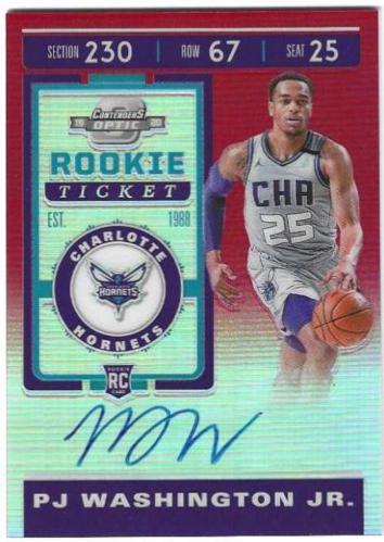 PJ Washington Jr. [Autograph Red] #103