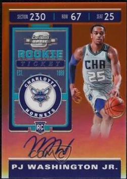 PJ Washington Jr. [SP Autograph Orange] #103