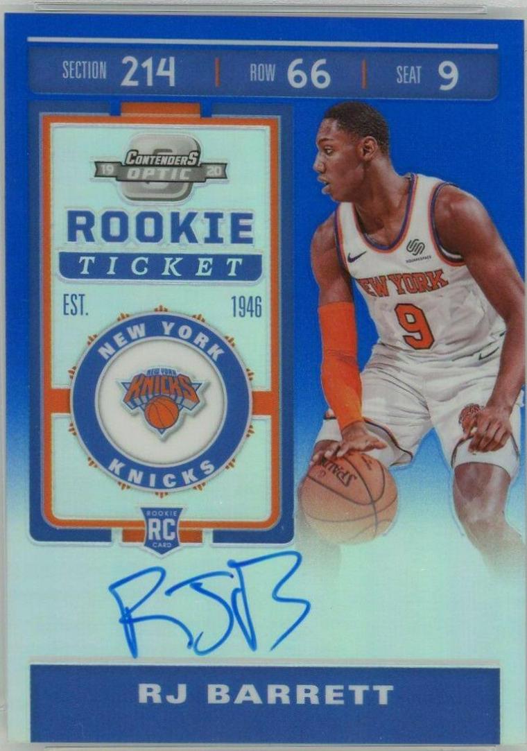RJ Barrett [Autograph Blue] #113