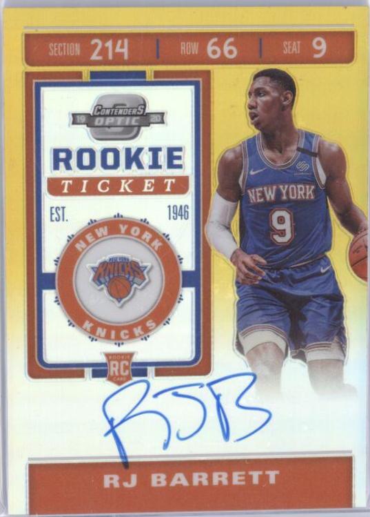 RJ Barrett [Autograph Gold] #113