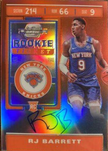 RJ Barrett [Autograph Red] #113
