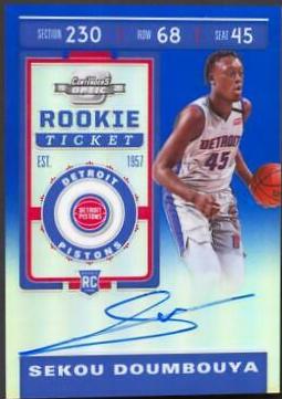 Sekou Doumbouya [Autograph Blue] #133