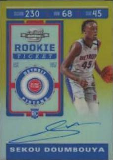 Sekou Doumbouya [Autograph Gold] #133