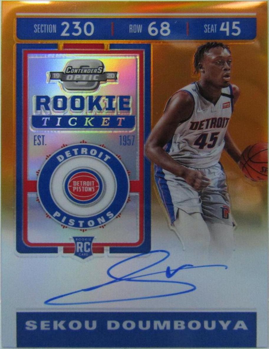 Sekou Doumbouya [Autograph Orange] #133
