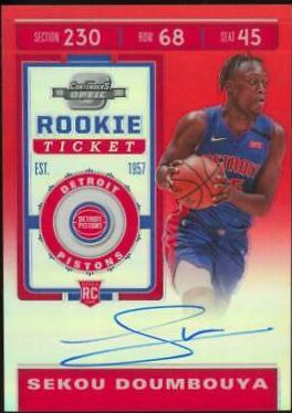 Sekou Doumbouya [Autograph Red] #133