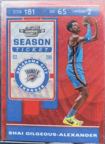 Shai Gilgeous Alexander [Red Wave] #54