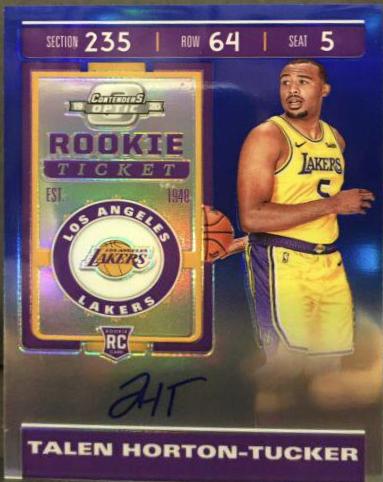 Talen Horton Tucker [Autograph Blue] #105