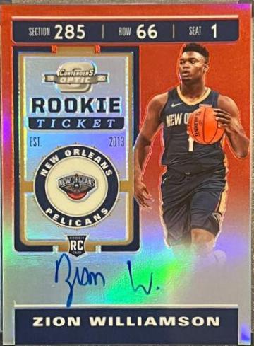 Zion Williamson [Autograph Red] #135