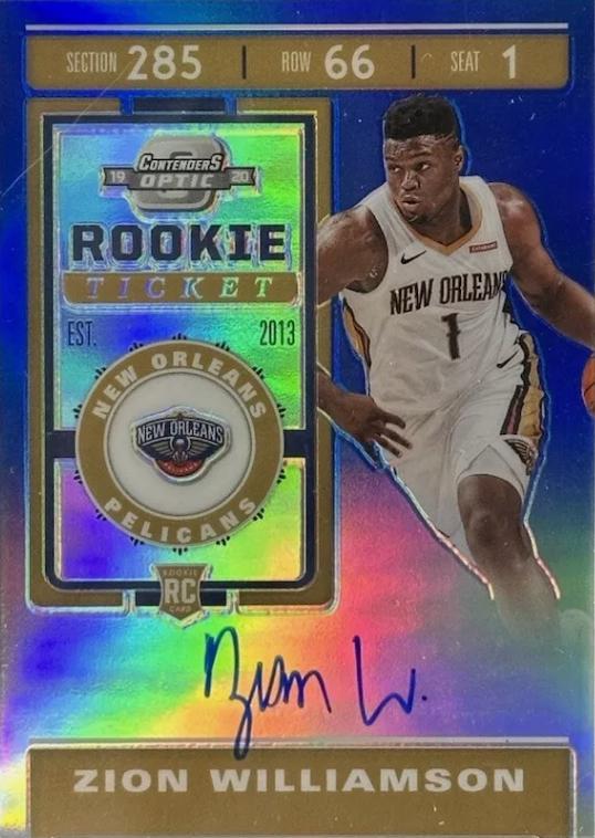 Zion Williamson [SP Autograph Blue] #135