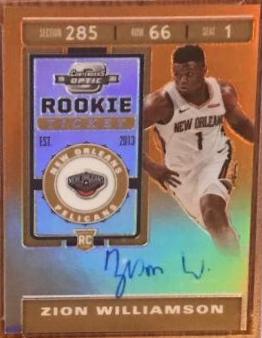 Zion Williamson [SP Autograph Orange] #135