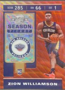 Zion Williamson [SP Autograph Red Wave] #135