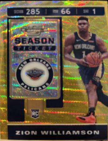 Zion Williamson [Variation Gold Wave] #135