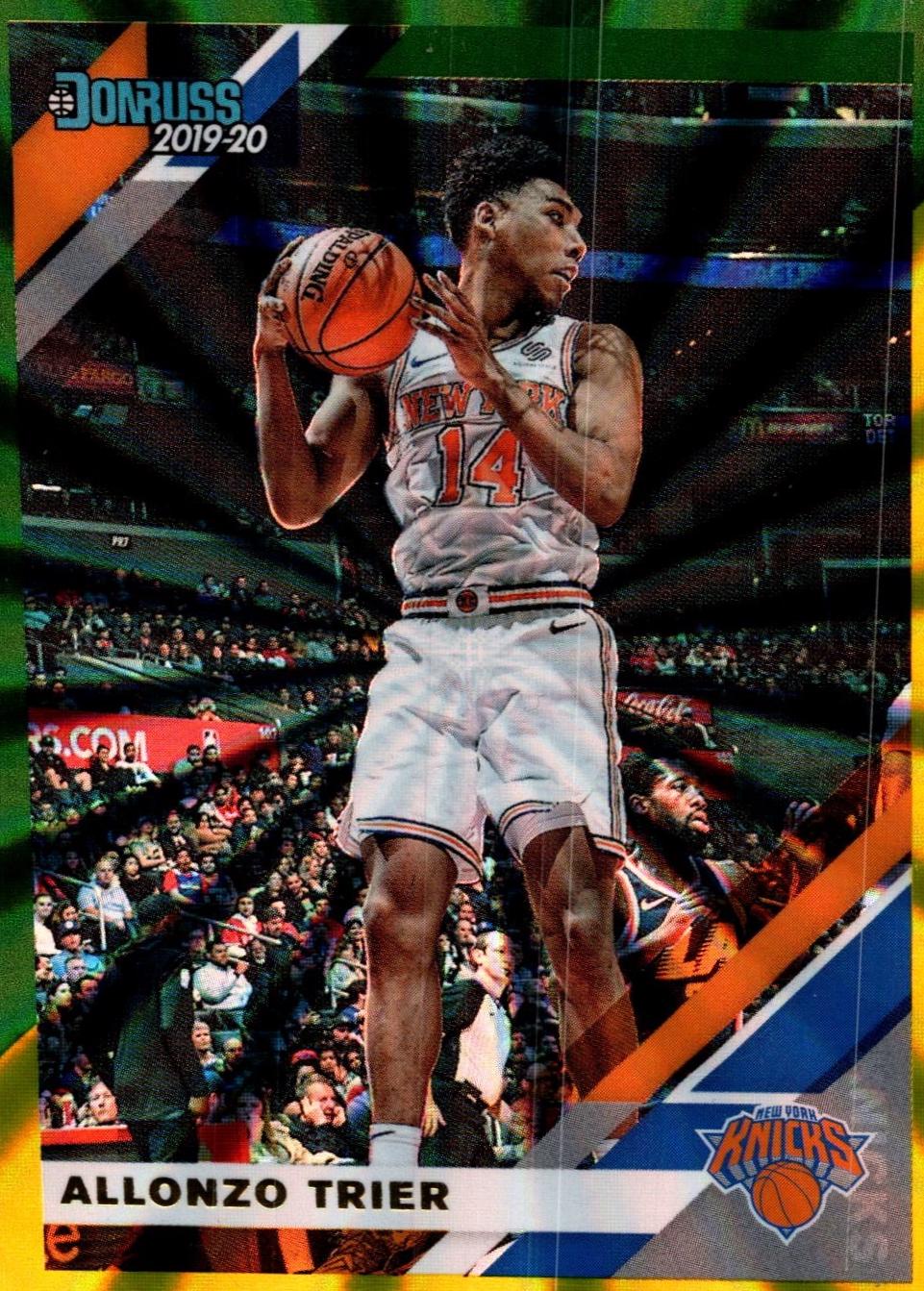 Allonzo Trier [Green, Yellow Laser] #138