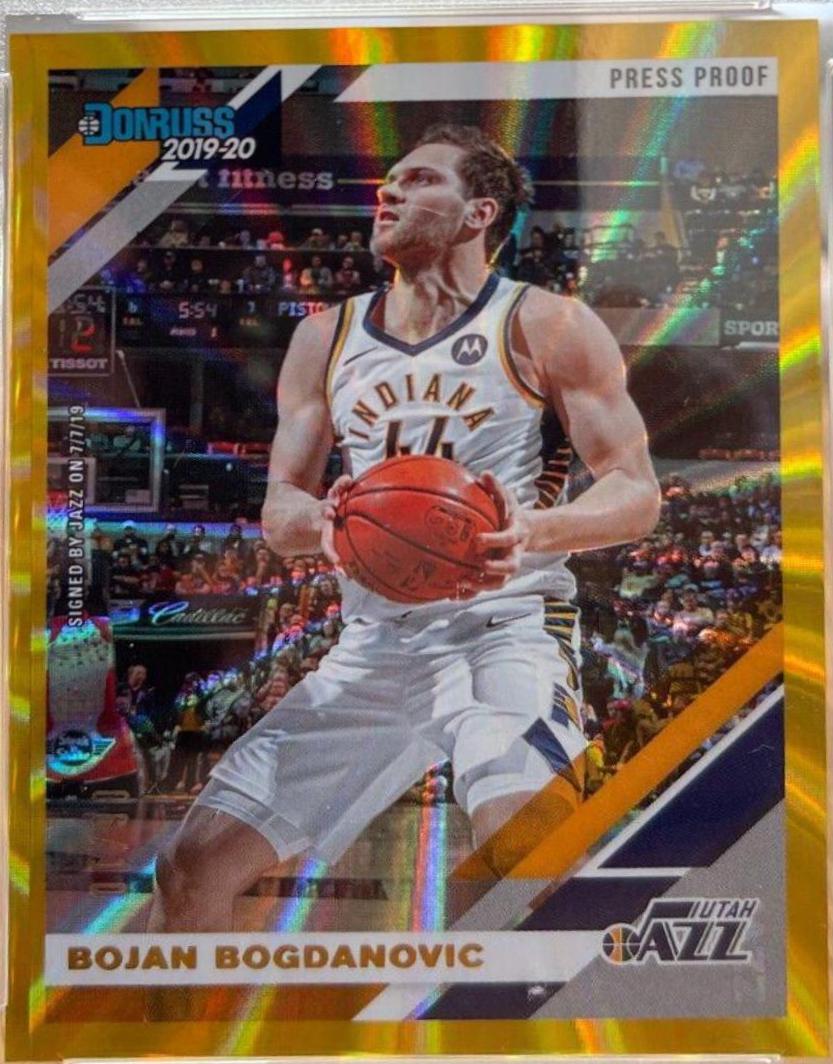 Bojan Bogdanovic [Press Proof Gold Laser] #79