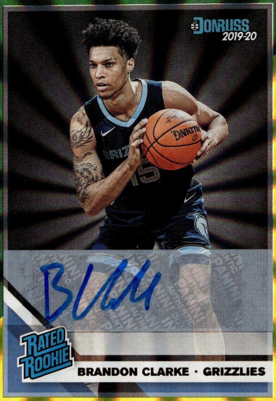 Brandon Clarke [Signature Green, Yellow Laser] #220