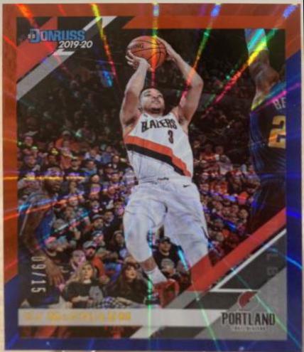 CJ McCollum [Red, Blue Laser] #164