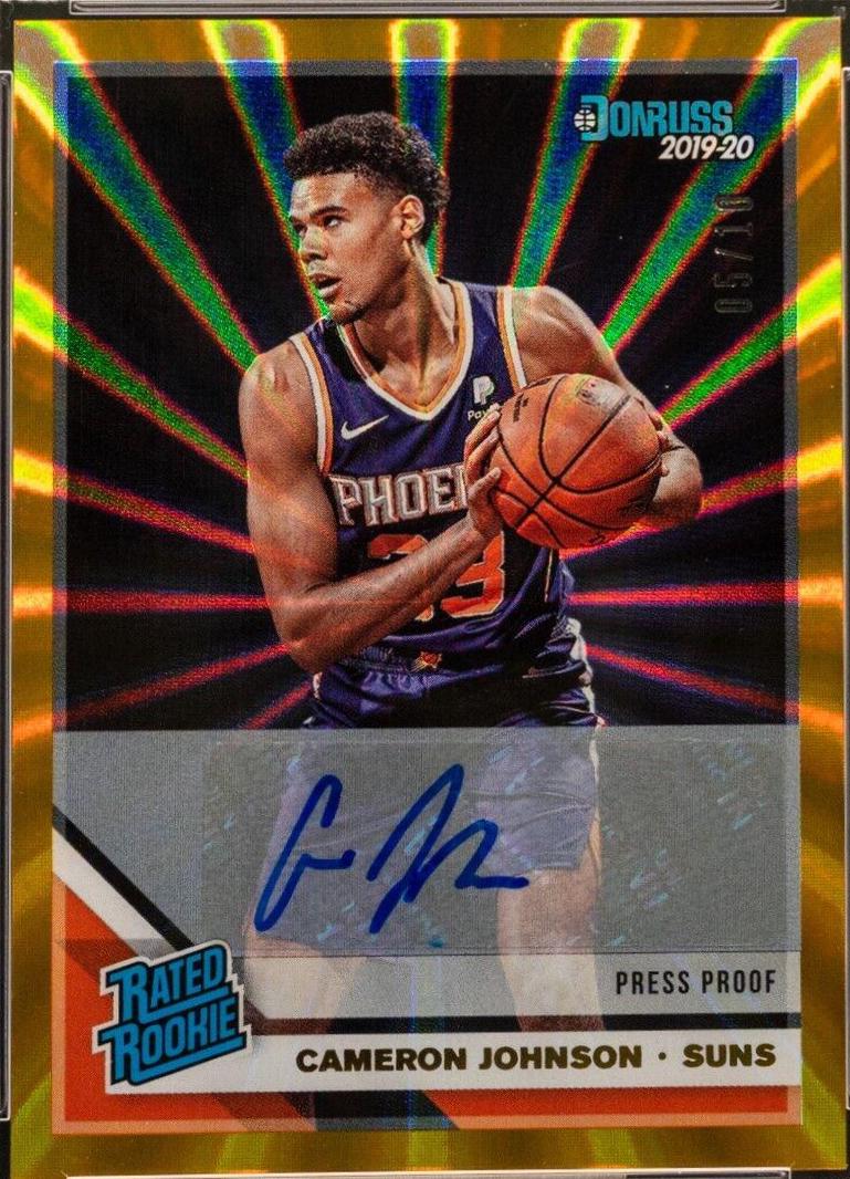 Cameron Johnson [Signature Press Proof Gold Laser] #210