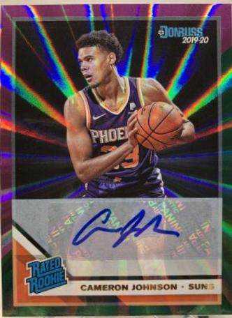 Cameron Johnson [Signature Purple, Green Laser] #210