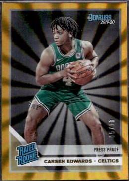 Carsen Edwards [Press Proof Gold Laser] #231