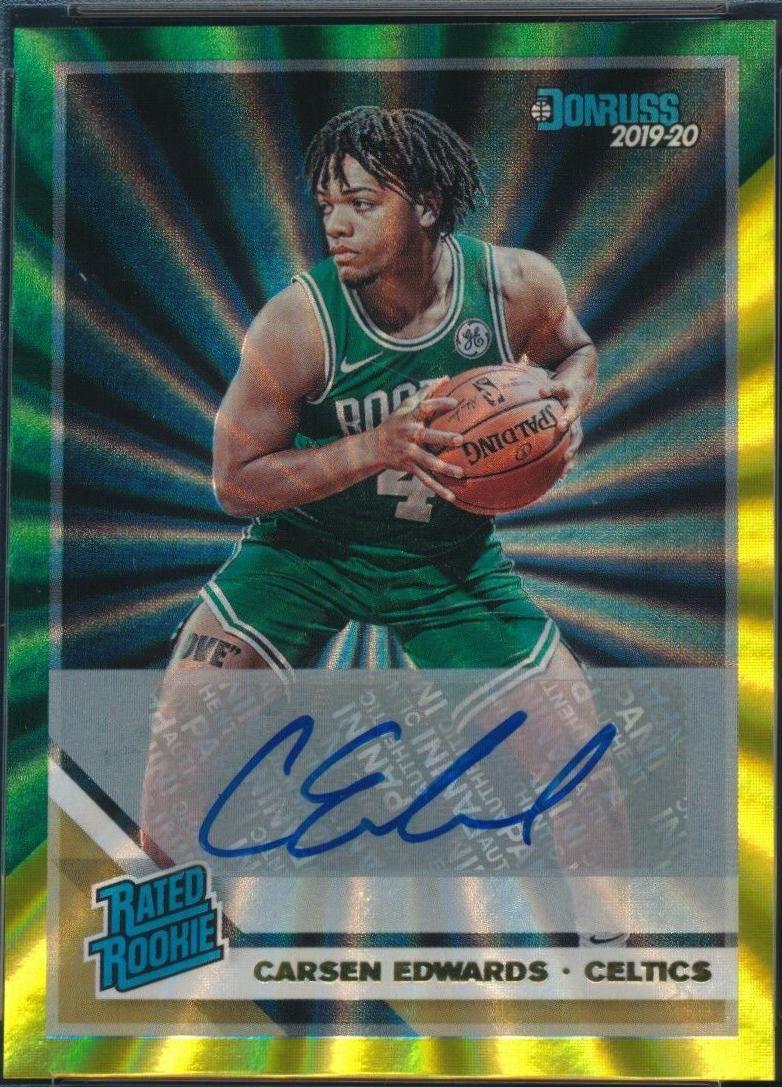 Carsen Edwards [Signature Green, Yellow Laser] #231