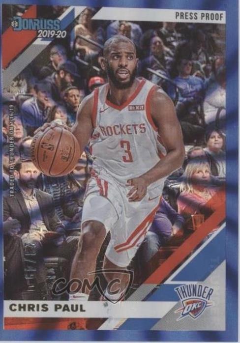 Chris Paul [Press Proof Blue Laser] #77