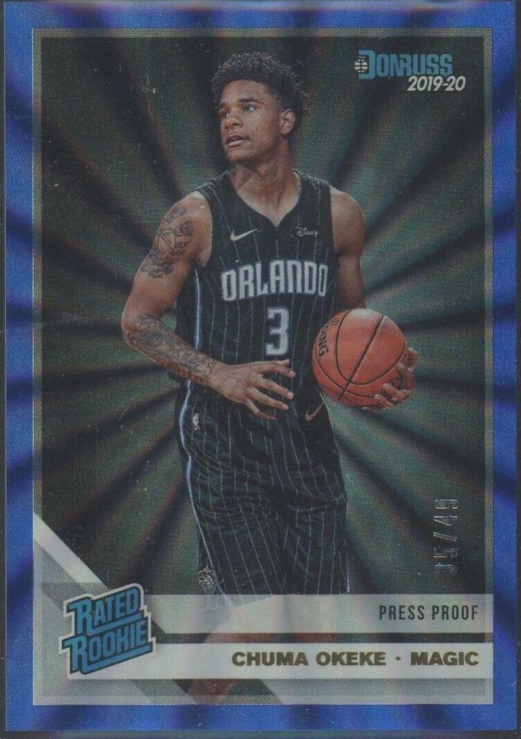 Chuma Okeke [Press Proof Blue Laser] #215