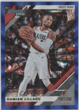 Damian Lillard [Press Proof Blue Laser] #163