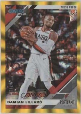 Damian Lillard [Press Proof Gold Laser] #163