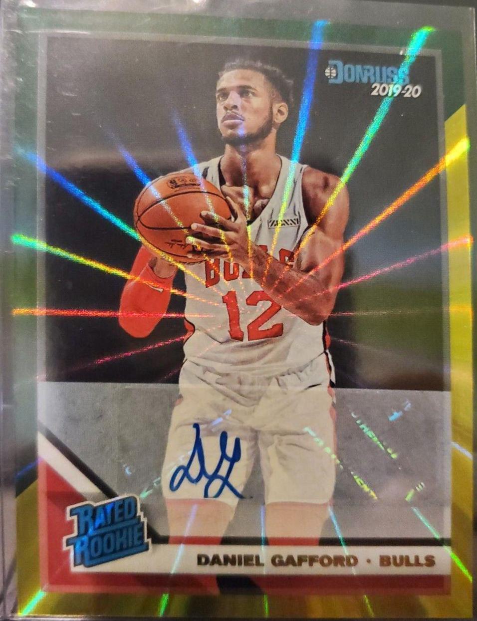 Daniel Gafford [Signature Green, Yellow Laser] #236