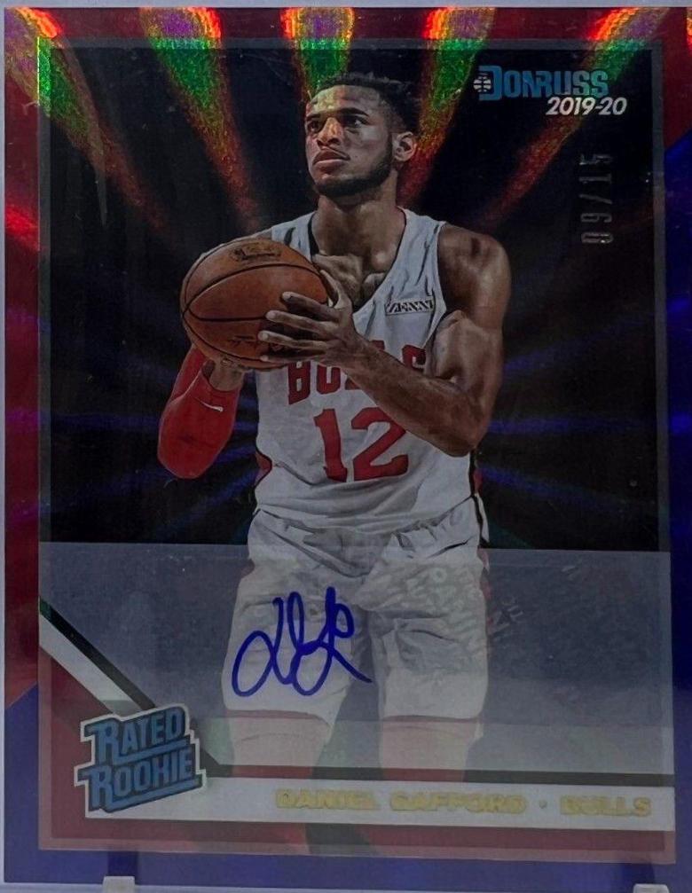 Daniel Gafford [Signature Red, Blue Laser] #236