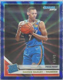 Darius Bazley [Press Proof Blue Laser] #249